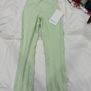 lululemon brand new Light Green Leggings